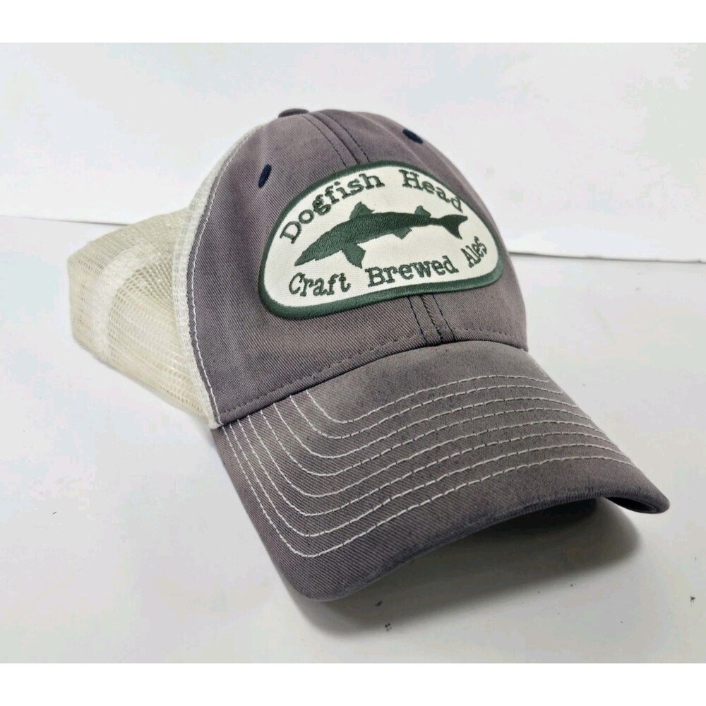 Dogfish Head Trucker Hat Baseball Cap Mesh Back Beer Alcohol Delaware